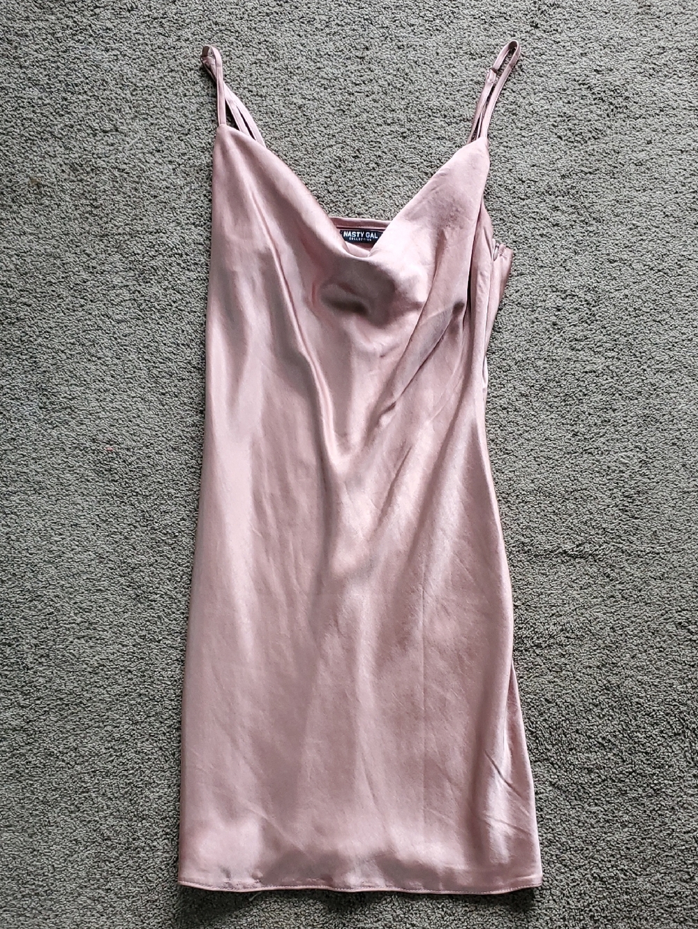 Nasty Gal Rose Satin dress